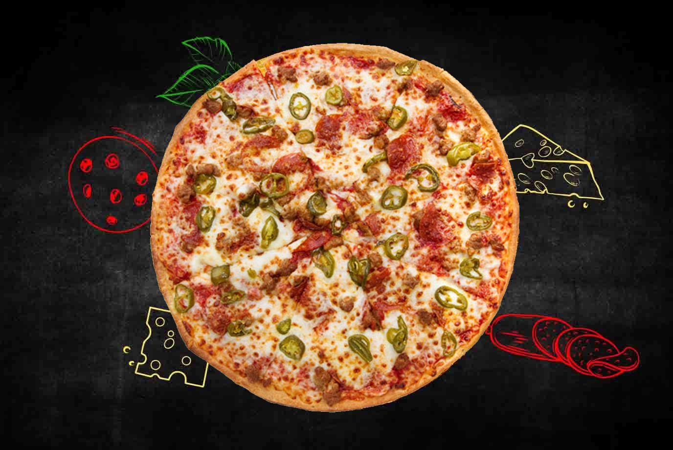 Jalapeno & Pepper Pizza